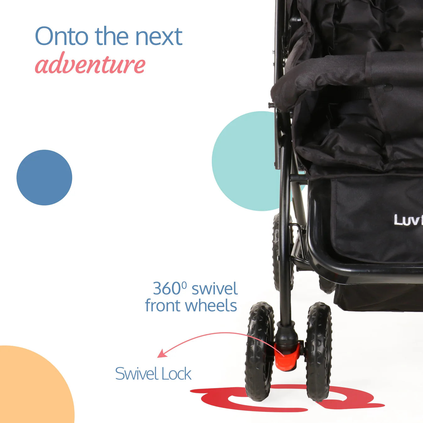 Starshine Baby Stroller / Pram for 0 to 3 Years, New Born / Toddler / Kid, Lightweight, Adjustable backrest, 360° Swivel Wheel, Large storage basket, Reversible Handlebar (Black) Regular priceRs. 5,599.00 Sale priceRs. 4,698.02