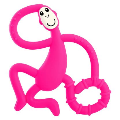 Easy Grip Dancing Monkey Silicone Teether pink