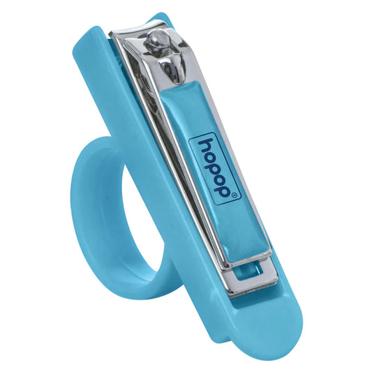 Nail Clipper Cutter with Finger Grip BLUE