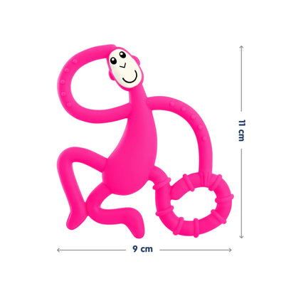 Easy Grip Dancing Monkey Silicone Teether pink