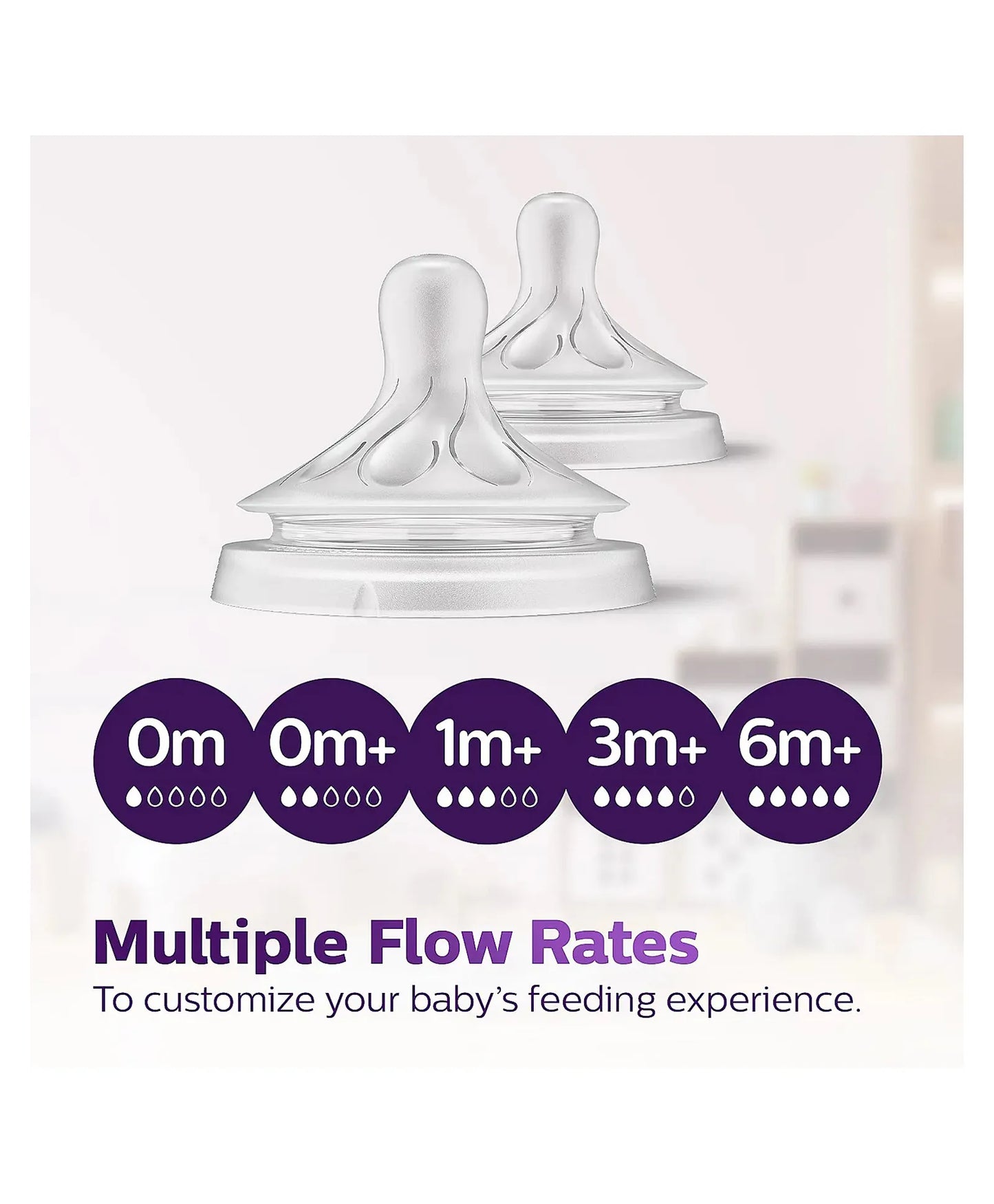 Avent Philips Natural Baby Feeding Bottle with AirFree Vent| No.1 Brand Recommended by Moms Worldwide | Ideal for 1 months+| Natural Response Technology Mimics Breastfeeding | Uniquely Designed Nipple releases milk only when baby drinks | Pack of 1 |