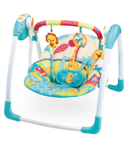 Mastela Deluxe Portable Swing - Teal Blue