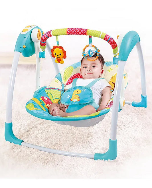 Mastela Deluxe Portable Swing - Teal Blue