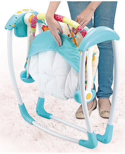 Mastela Deluxe Portable Swing - Teal Blue