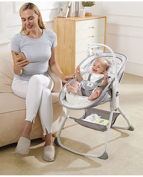 Mastela 6 in 1 Multi-Function Bassinet - Grey