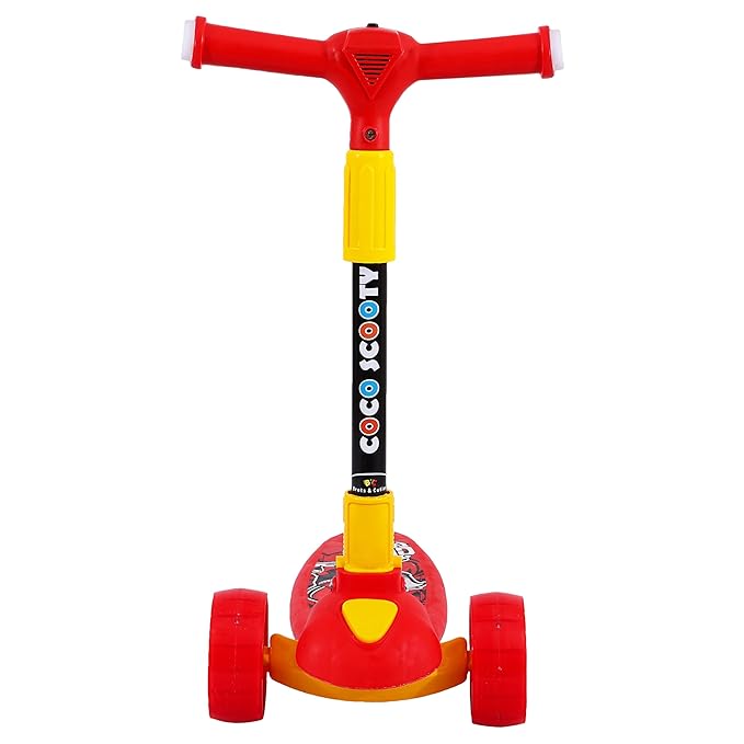 scooter for Kids 2 Wheels Steel Frame Large Foldable