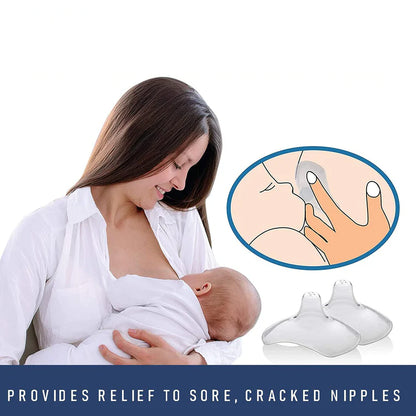 Natural Fit Silicone Nipple Protector with Case