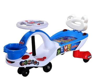 Toyzone Eco Avengers Magic Car ,Swing Car ,Ride-on with Front Basket