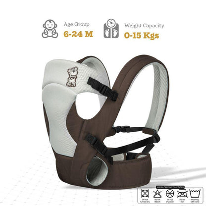 New Cuddle Snuggle Carriers cum Kangaroo Bag, Front / Back Baby Carrier Position, Foldable Head Support