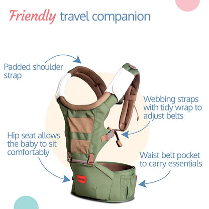 Royal Hip Seat Baby Carrier, Green