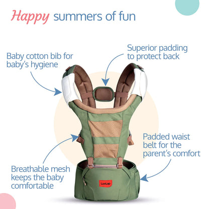 Royal Hip Seat Baby Carrier, Green