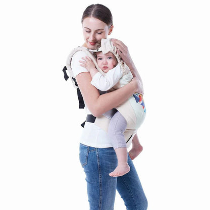 Hug Me Elite Baby Carrier Front & Back Carrier Position, Soft Linen Fabric, Wide Strap With Cap & Mobile Pocket  4.6109