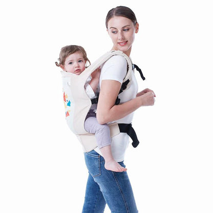 Hug Me Elite Baby Carrier Front & Back Carrier Position, Soft Linen Fabric, Wide Strap With Cap & Mobile Pocket  4.6109