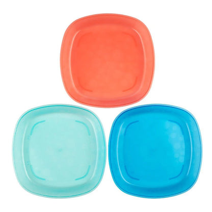 Dr.Brown's Toddler Plates 3-Pack- Multicolor